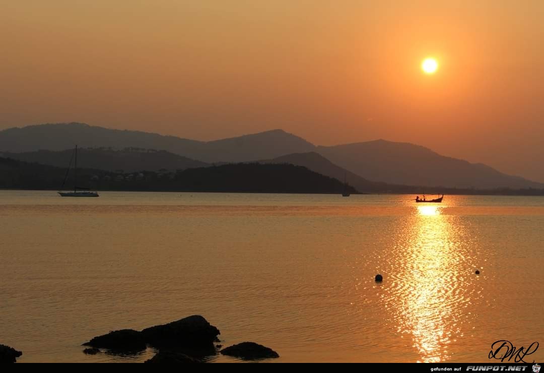 Sonnenuntergang auf Koh Samui