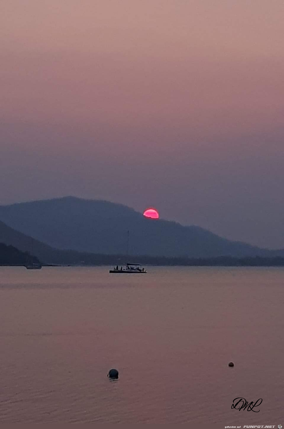 Sonnenuntergang am Sunset Garden auf Koh Samui