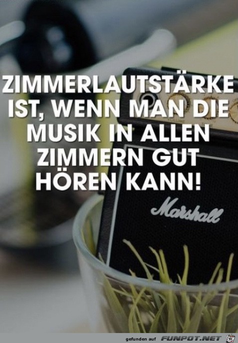 Zimmerlautstärke Zimmerlautstärke