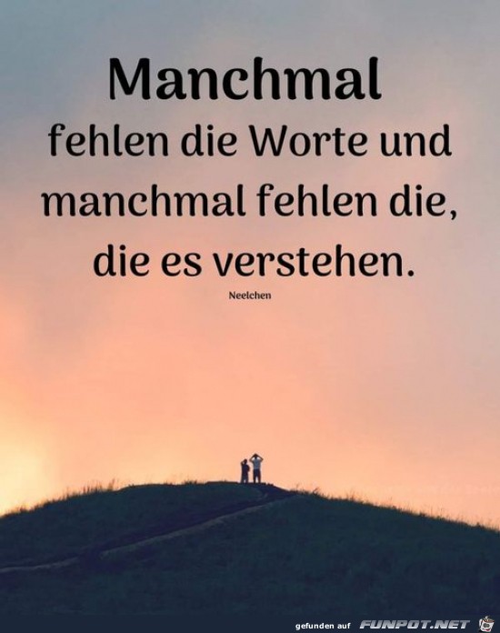 Manchmal fehlt was