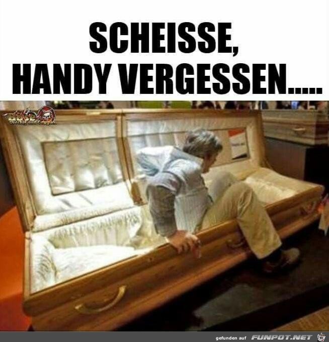 Handy vergessen