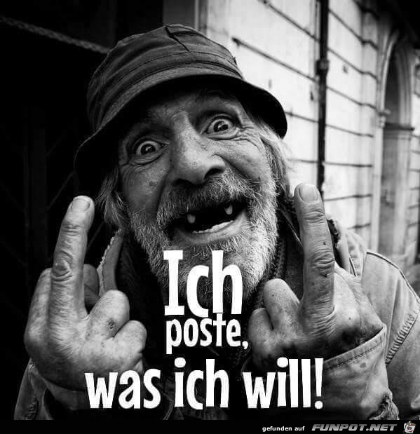 Ich poste