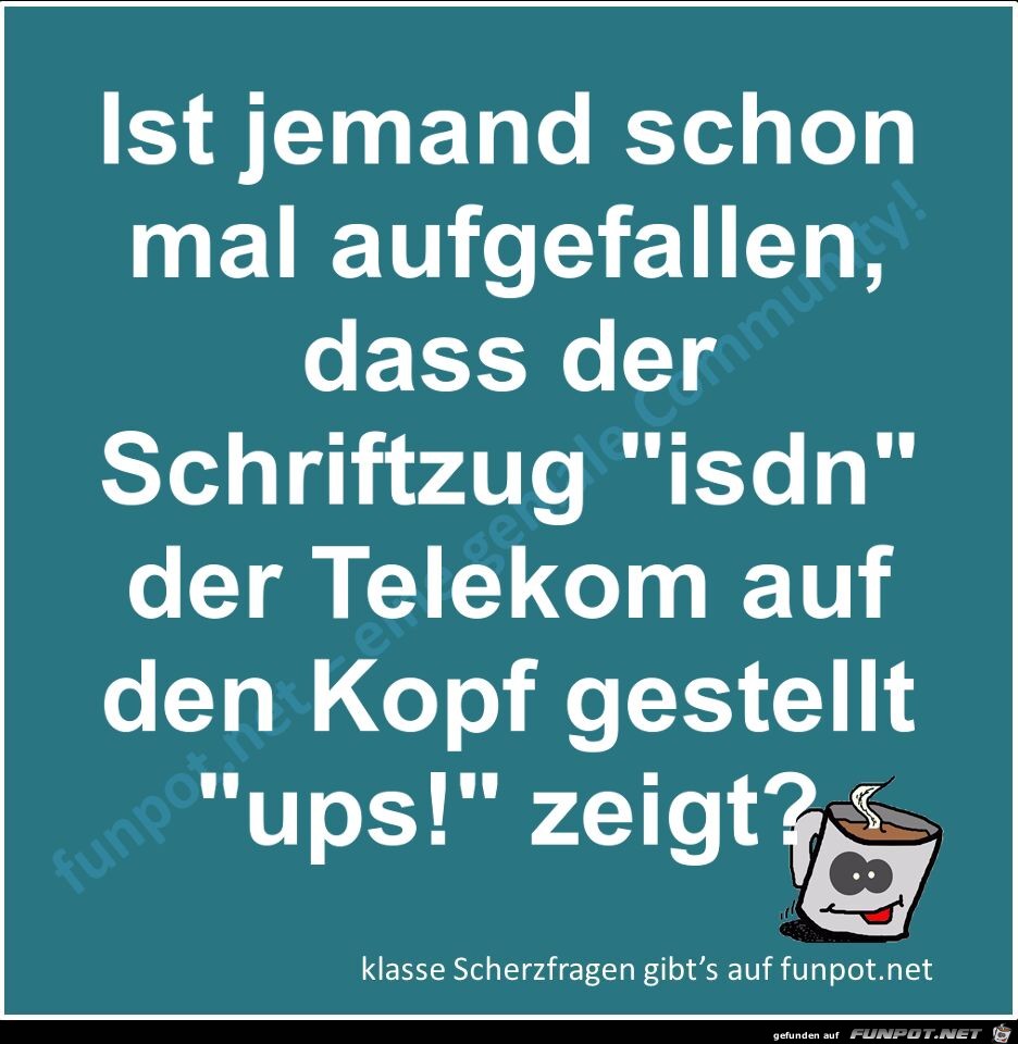 Scherzfrage Scherzfrage