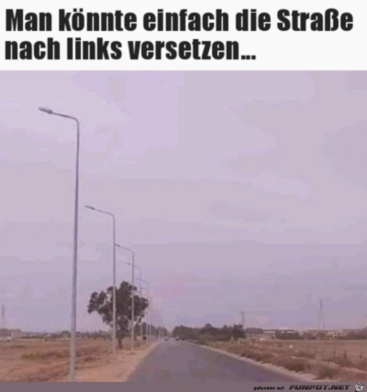 Laternen sind falsch rum