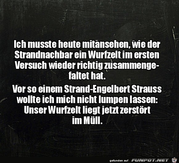 Wurfzelt-Held