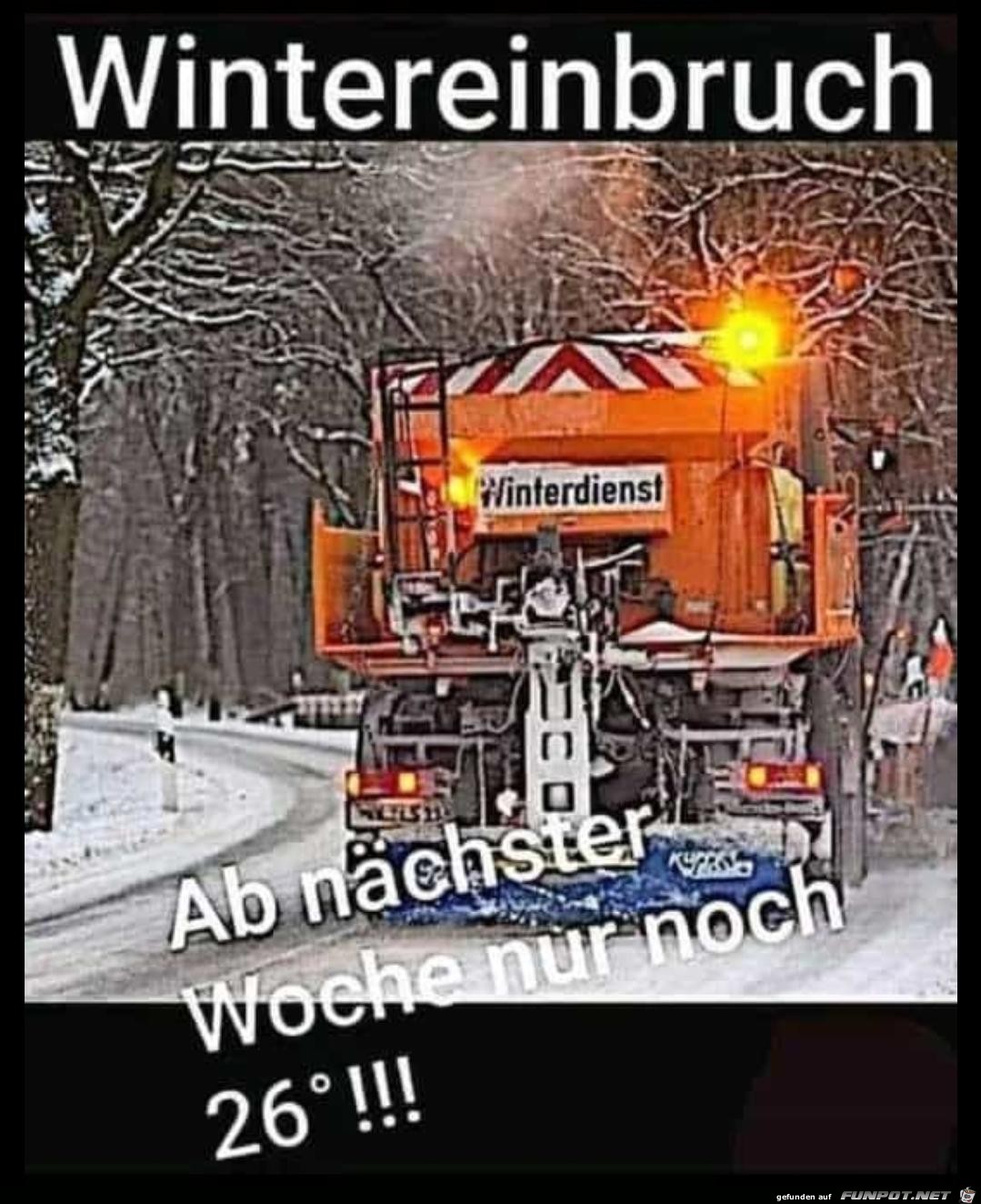 Wintereinbruch Wintereinbruch