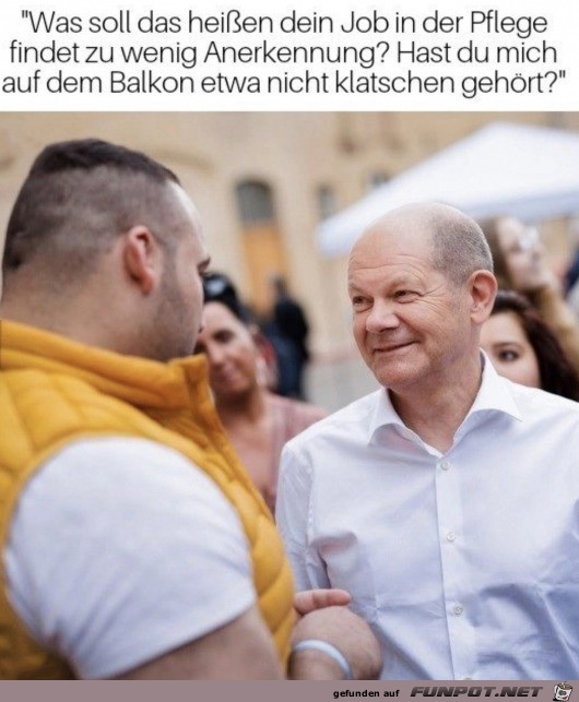 Super geklatscht