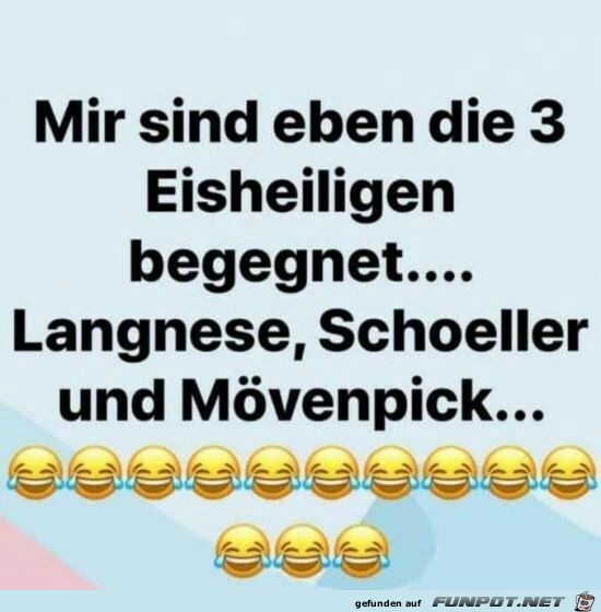 Die 3 Eisheiligen