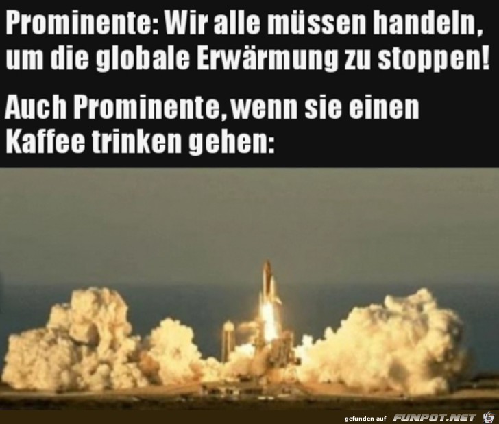 Mal eben zum Kaffee trinken fliegen