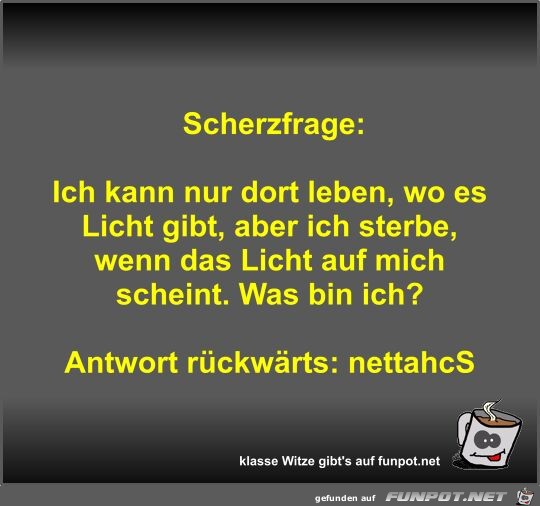 Scherzfrage Scherzfrage