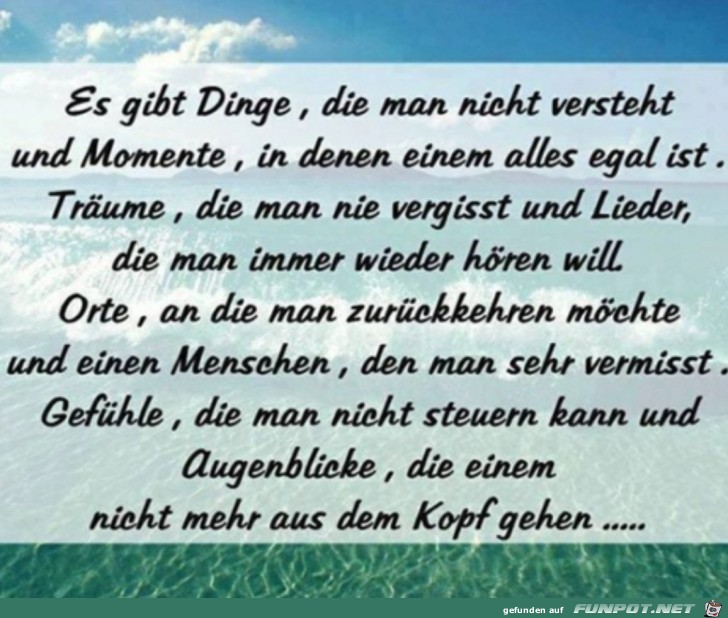 Es gibt Dinge Es gibt Dinge