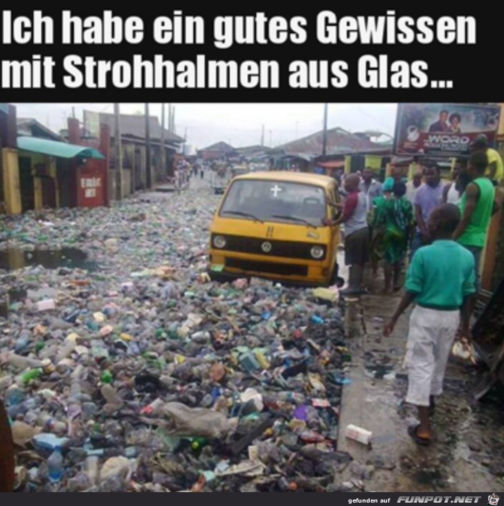 Hauptsache Strohhalme aus Glas