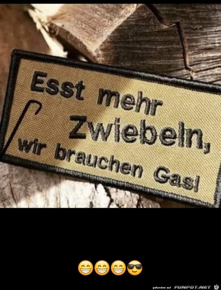 Esst mehr Zwiebeln