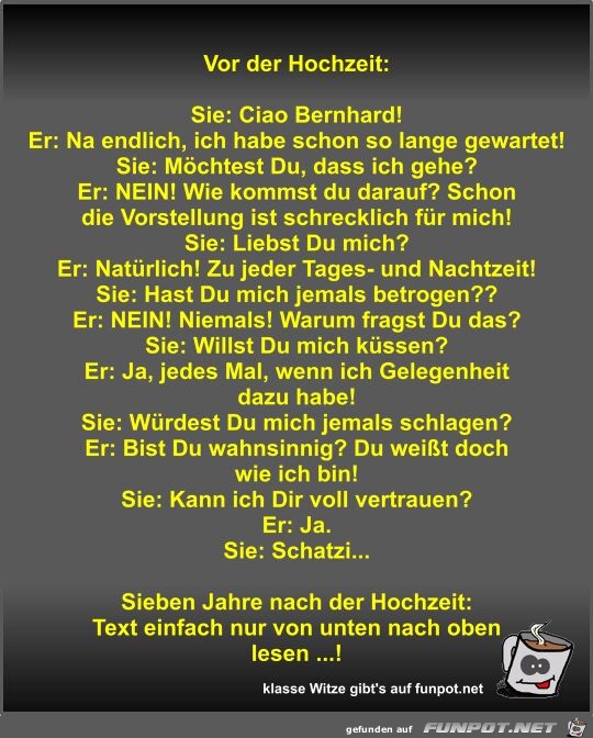 Vor der Hochzeit Vor der Hochzeit
