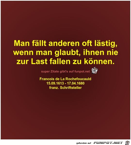 Man fllt anderen oft lstig