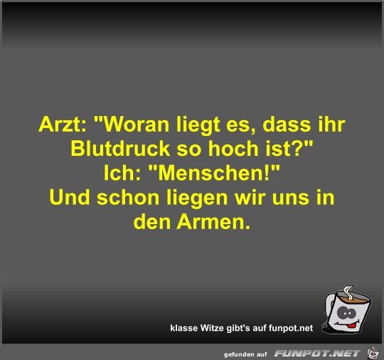 Arzt: Woran liegt es