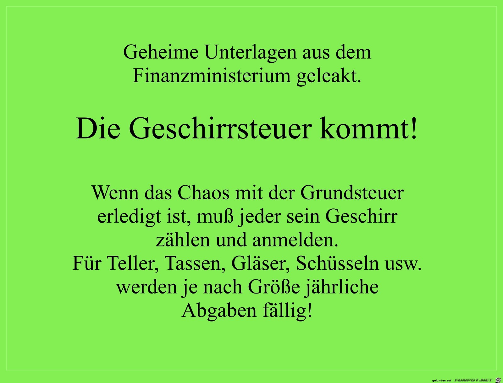 geschirrsteuer