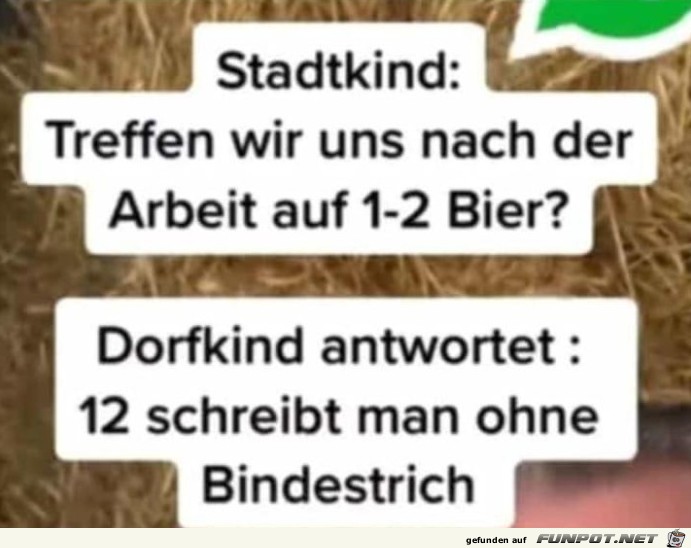 Stadtkind - Dorfkind