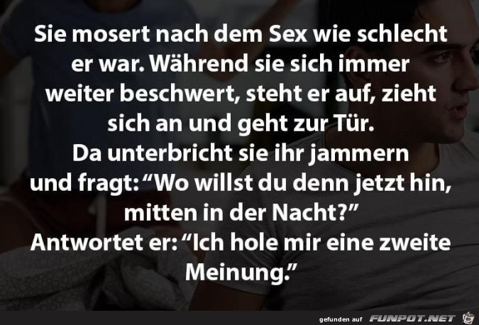 schlechter sex