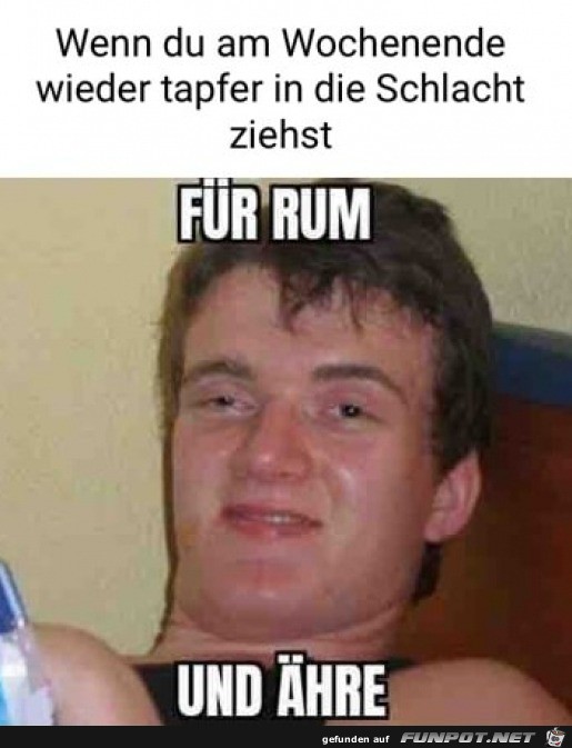 Am Wochenende feiern