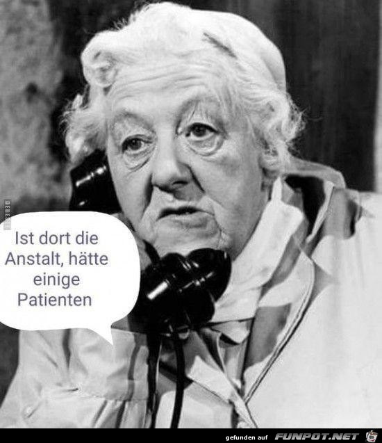 Ist dort die Anstalt