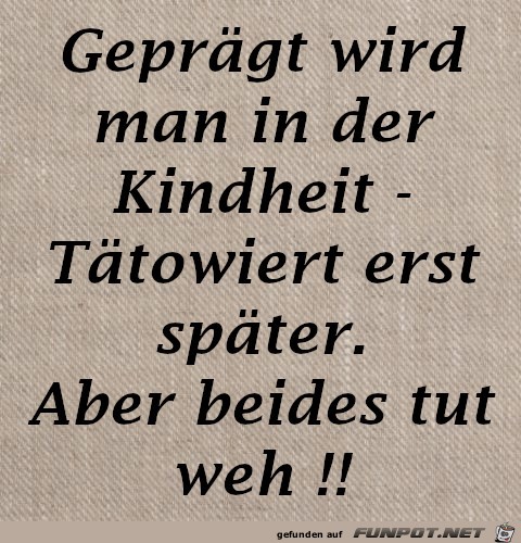 Geprgt und ttowiert