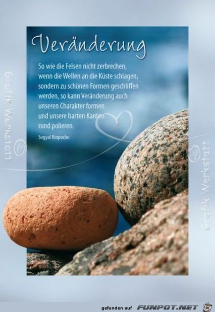 Vernderung die Felsen nicht zerbrechen