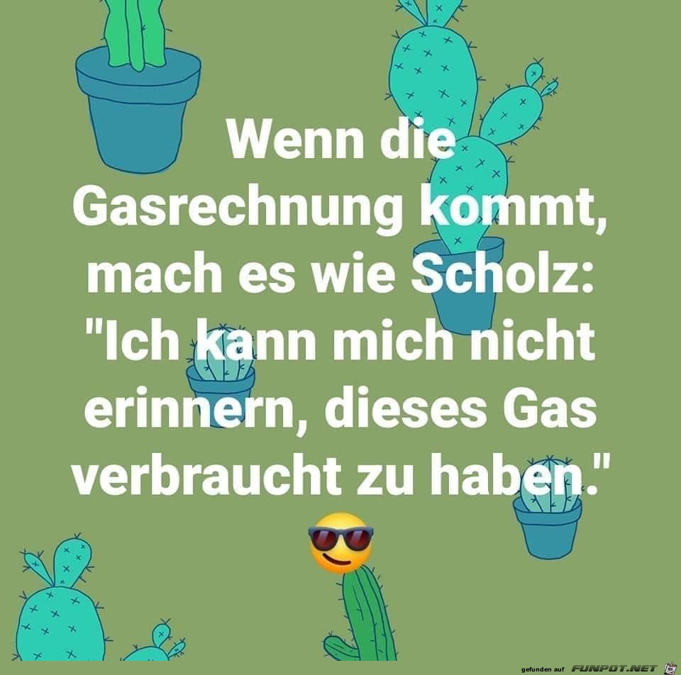 Gasrechnung