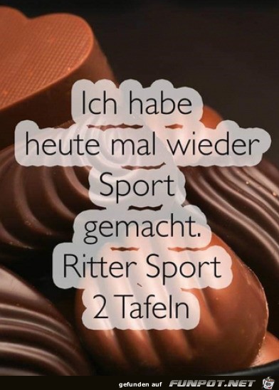 Sport gemacht