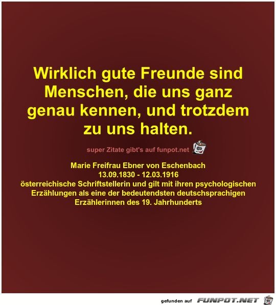 Wirklich gute Freunde sind
Menschen