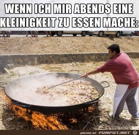 Kleinigkeit zum Essen