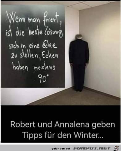 in die Ecke stellen