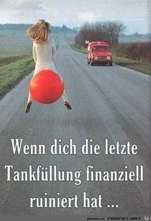 Kein Geld mehr fr Sprit