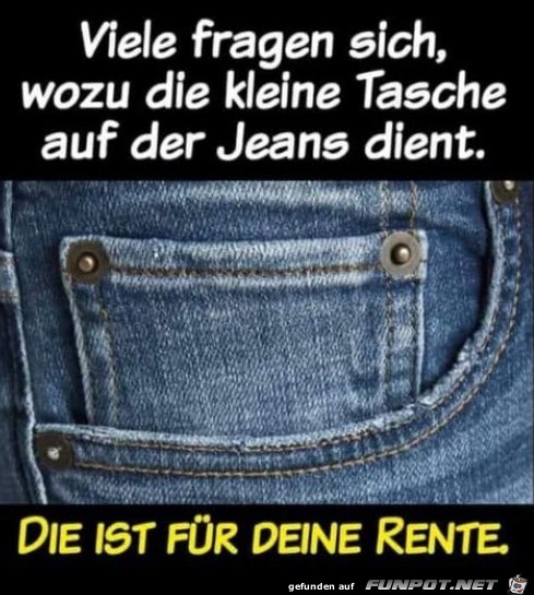 Kleine Hosentasche