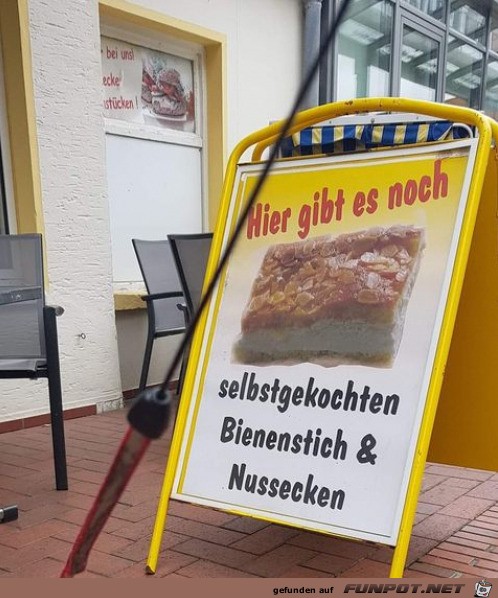 Gekochter Bienenstich