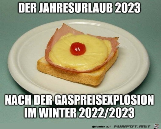 Der Jahresurlaub 2023