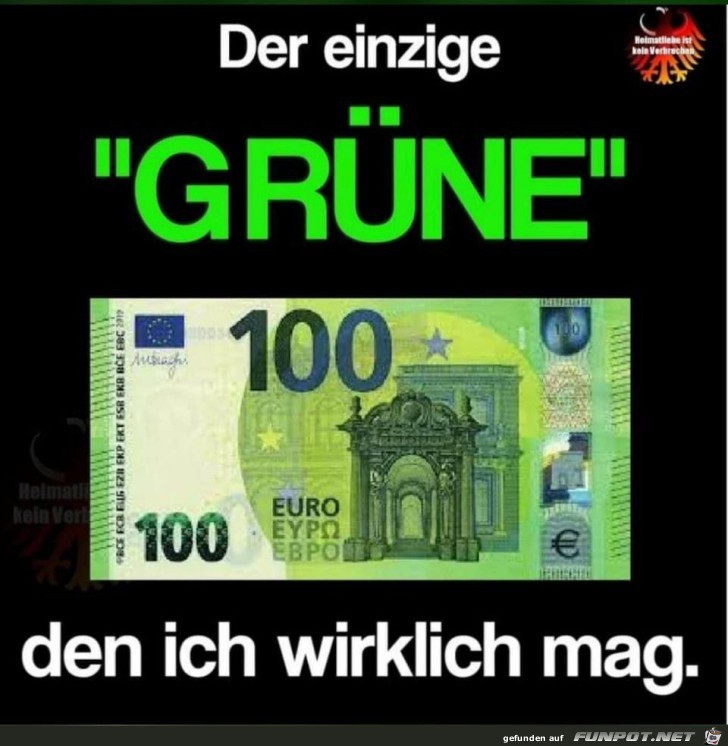 Der einzige Grne