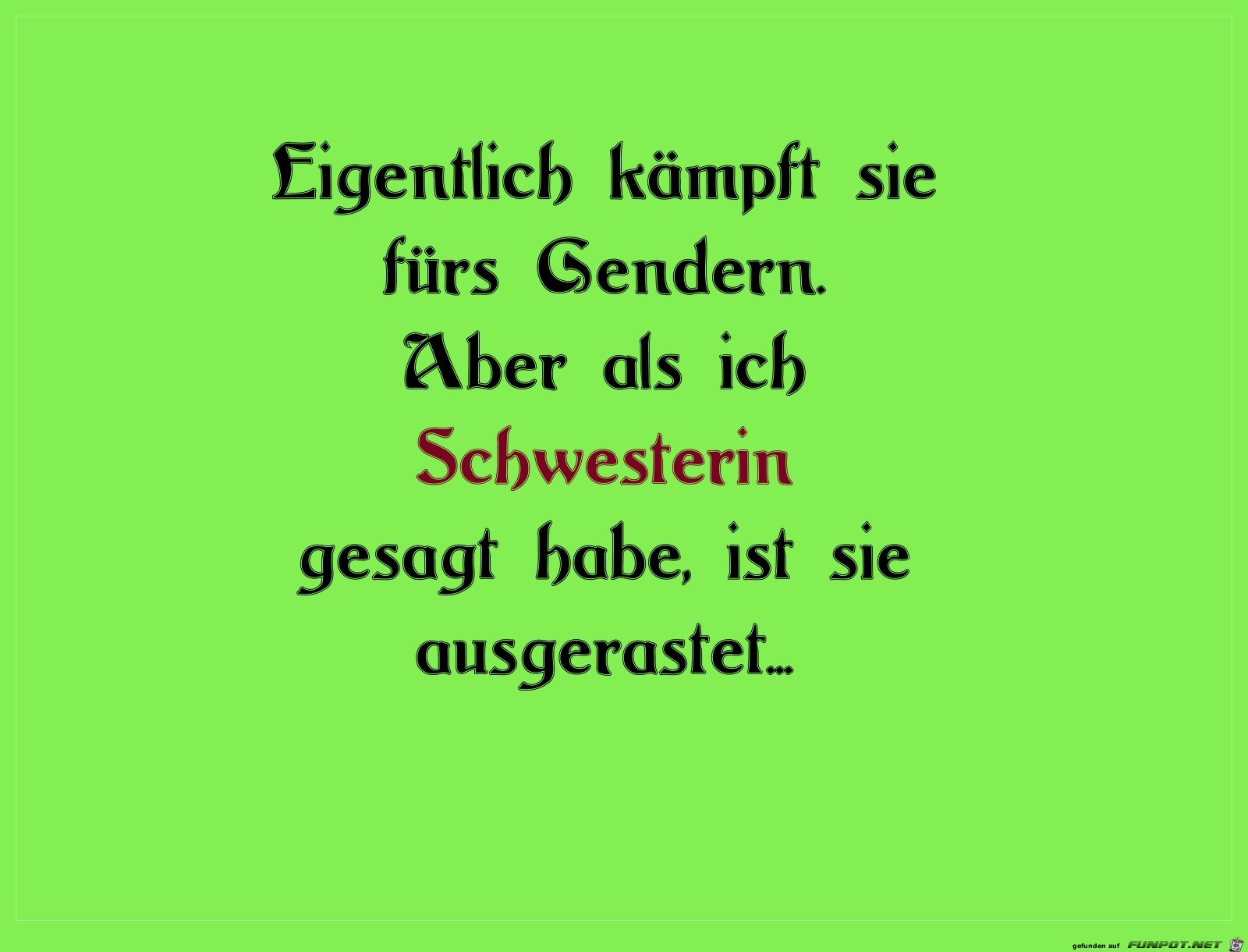 schwesterin