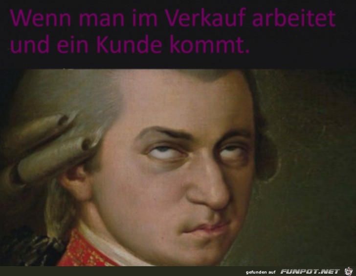 Wenn ein Kunde kommt