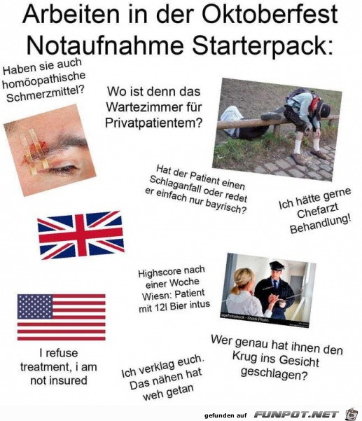 Starterpaket Oktoberfest-Ambulanz