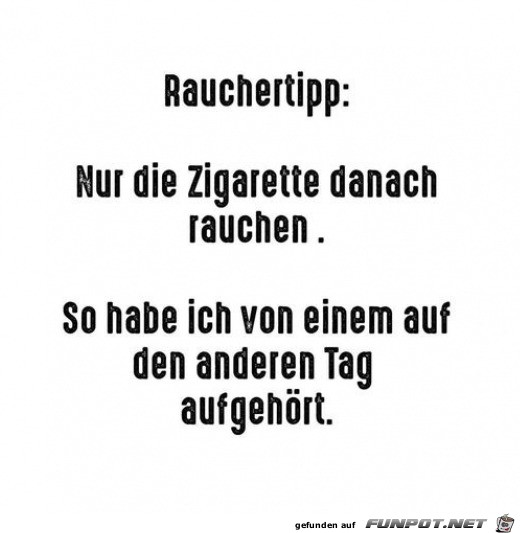 Rauchertipp