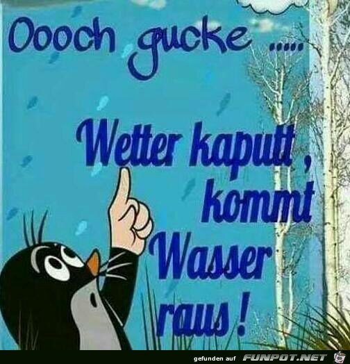 Wetter kaputt