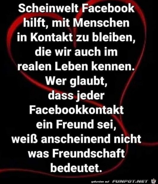 Facebook-Scheinwelt