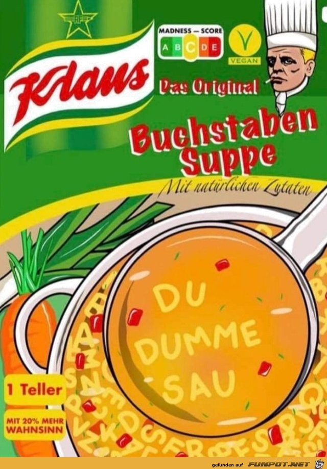 Buchstabensuppe