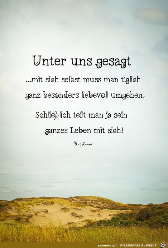 Unter uns gesagt