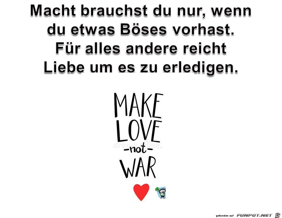 Make Love not War