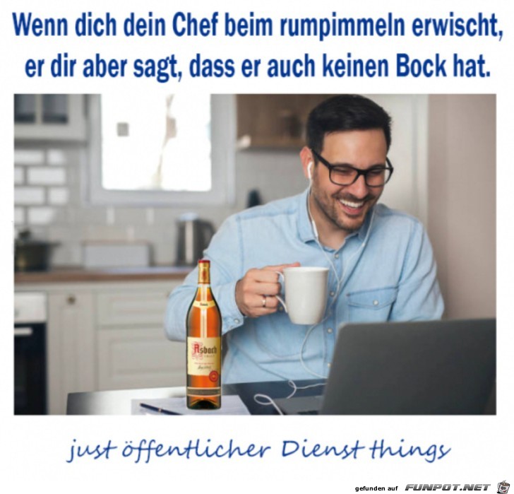 Chef hat auch keine Lust