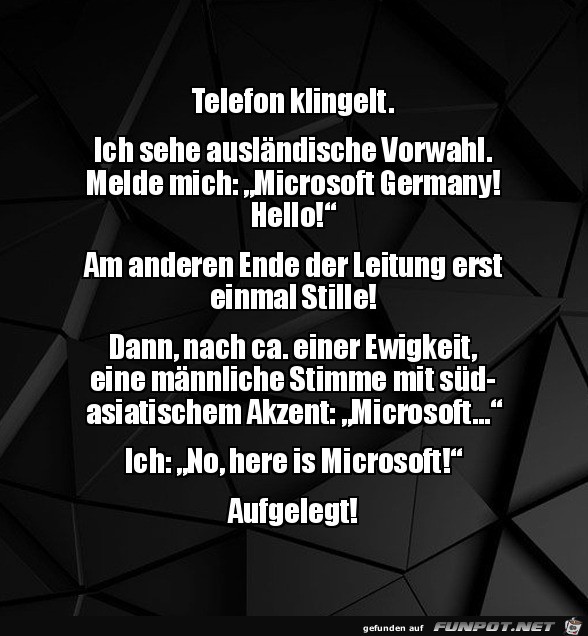 Microsoft mal wieder