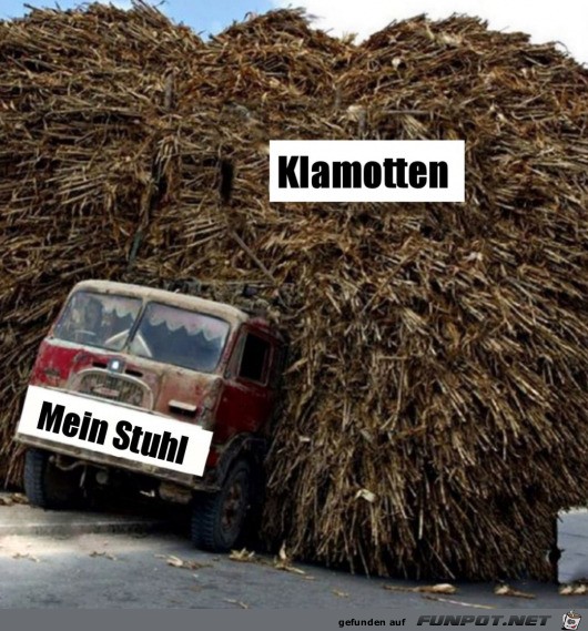 Der Klamotten-Stuhl