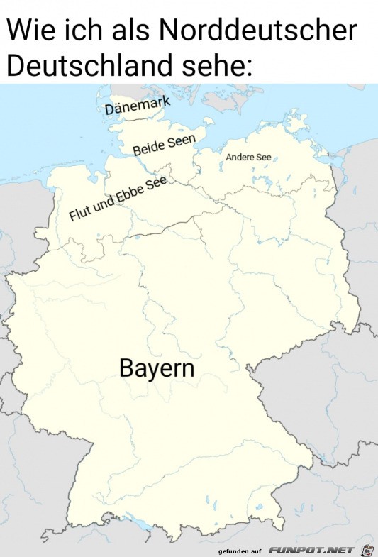 Die Karte des Norddeutschen